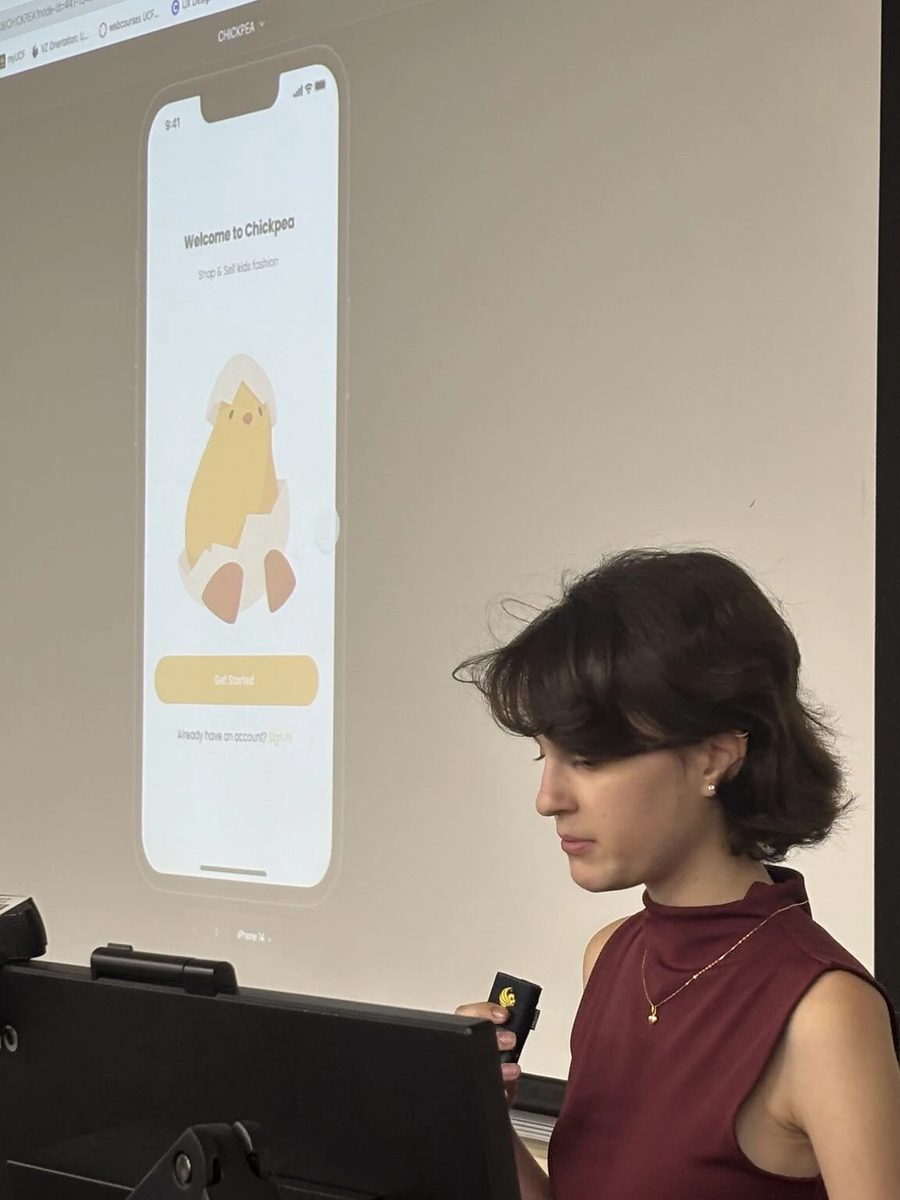 Tory demoing a Chickpea screen in Figma